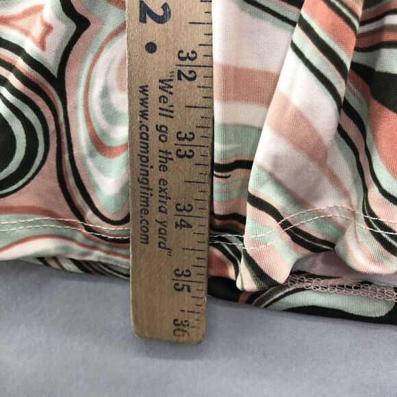 Rue21 Dress Young Adult Medium Short Sleeve Women Multicolor Swirl New Stained - Picture 12 of 14